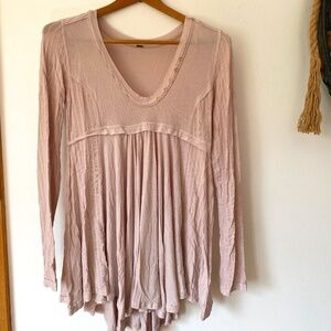 NWT Free People lilac tunic top